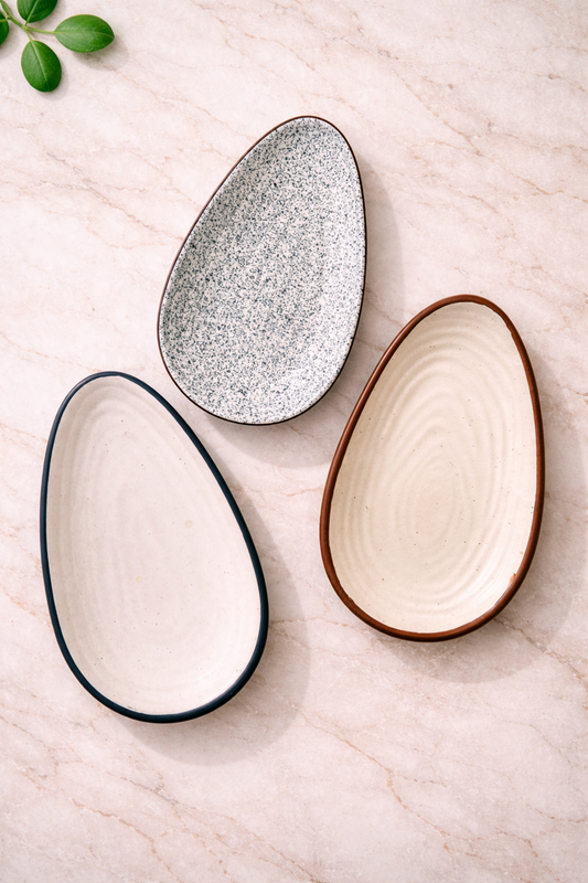 Pebble Trio Plates