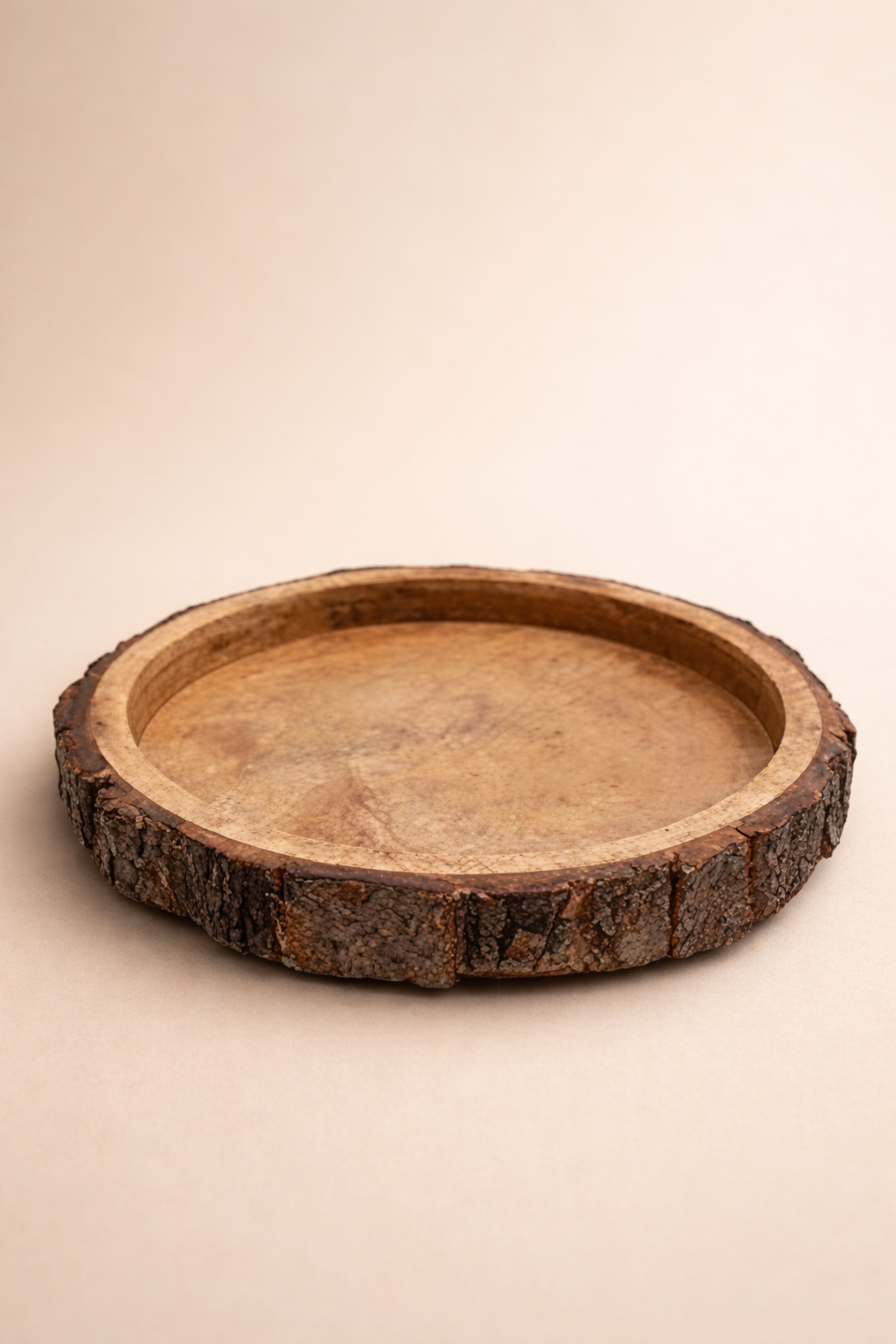 Rustic Wooden Serving Platter