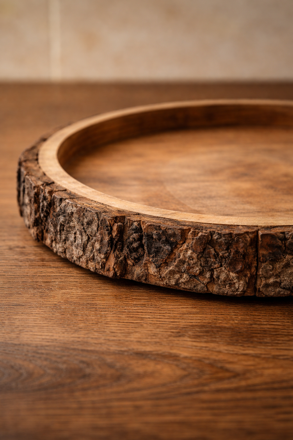 Rustic Wooden Serving Platter
