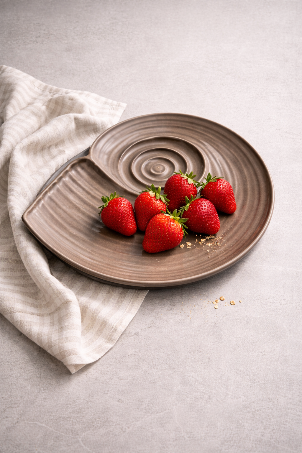 Spiral Ceramic Serving Platter